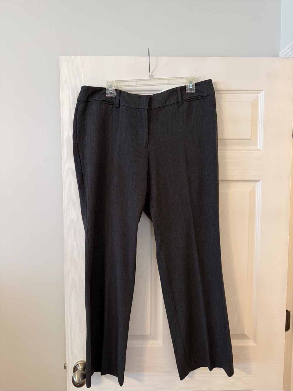 LOFT Charcoal Curvy Fit Dress Trouser Petite size 14P brand new inseam 28”